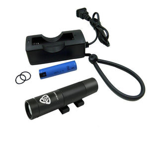 LED Diving Flashlight Attach on Mask 400 Lumens CREE LED, Diving Torch Waterproof 500ft/150m