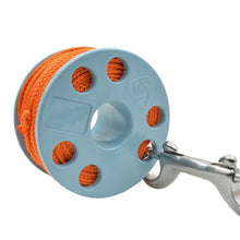 Laden Sie das Bild in den Galerie-Viewer, Scuba Diving Finger Spool, Diving Reel, with Double Ended Snap 8 Colors Optional