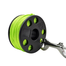 Load image into Gallery viewer, Scuba Diving Finger Spool, Diving Reel, with Double Ended Snap 8 Colors Optional