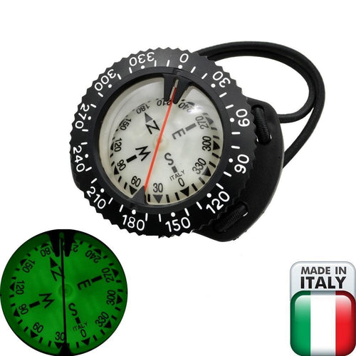 Dive Compass, Tech Diving Wrist Compass, Made In Italy