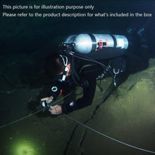 Загрузите изображение в программу просмотра Галереи, LED Diving Flashlight Attach on Mask ,Spearfishing Diving Torch Waterproof 500ft/ 150m
