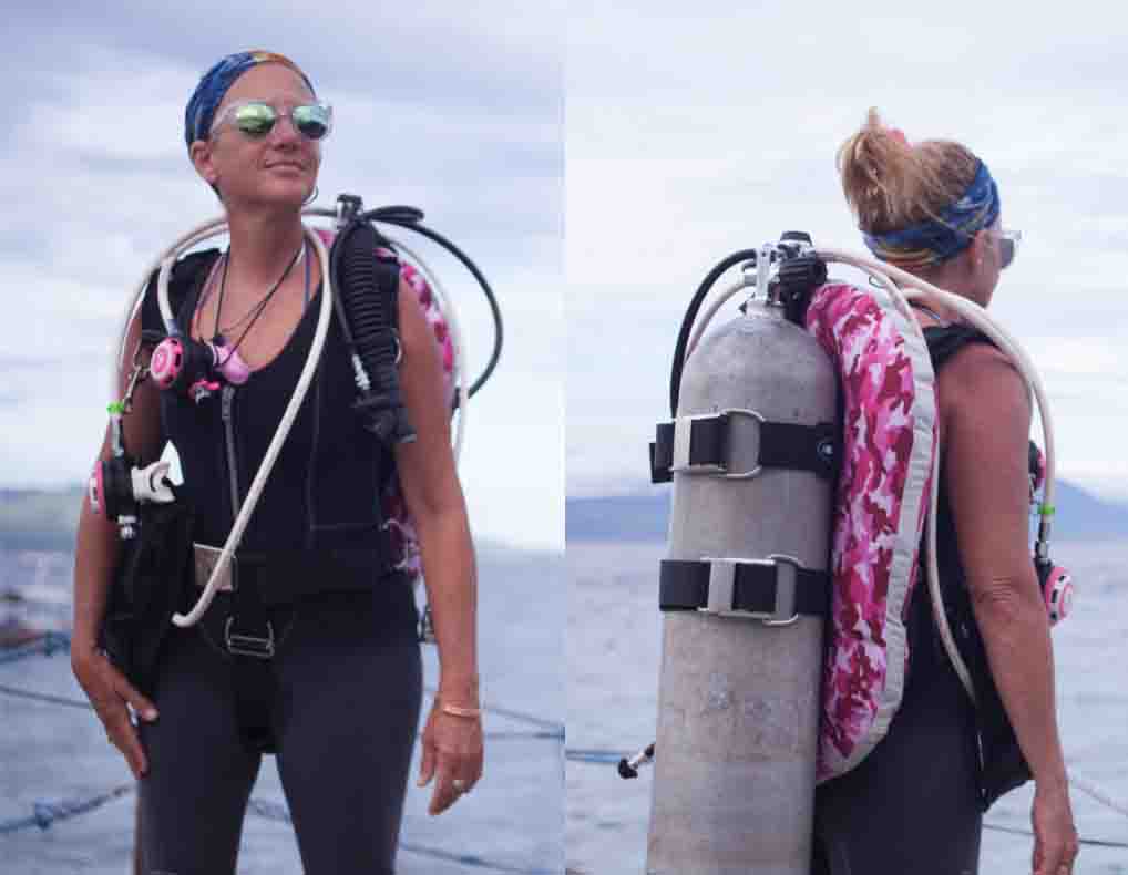 Scuba Diving BCD, 25lb/30lb/50lb 1000D Cordura with Carbon Fiber Backplate and Harness, AKUANA Seal
